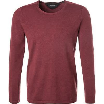 Marc O'Polo Pullover 829 5060 60156/386 Shaped Fit, Schurwolle, Aubergine, Weinrot 3 Marc O'Polo Pullover 829 5060 60156/386 Shaped Fit, Schurwolle, Aubergine, Weinrot