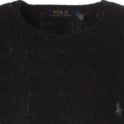 Polo Ralph Lauren Pullover 710719546/008 Wolle-Kaschmir, Schwarz 4 Polo Ralph Lauren Pullover 710719546/008 Wolle-Kaschmir, Schwarz – Bild 2