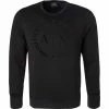 ARMANI EXCHANGE Sweatshirt 8NZM87/Z9N1Z/1200 Mikrofaser, Schwarz -striangebote 306805 norm