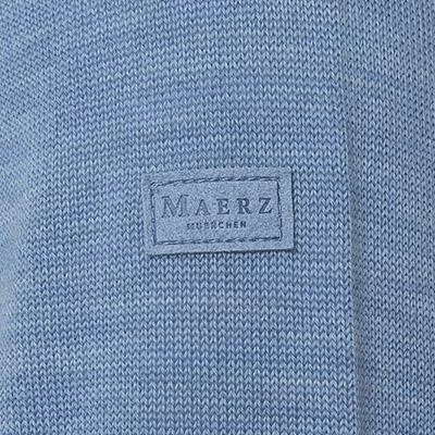 Maerz Pullover 490500/316 Merinowolle, Hellblau meliert, Kornblumenblau 5 Maerz Pullover 490500/316 Merinowolle, Hellblau meliert, Kornblumenblau – Bild 3