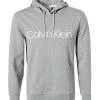 Calvin Klein Hoodie K10K104060/092 Baumwolle, Mittelgrau meliert, Grau