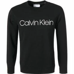 Calvin Klein Sweatshirt K10K104059/002 Baumwolle, Schwarz