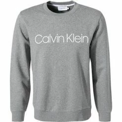 Calvin Klein Sweatshirt K10K104059/092 Baumwolle, Mittelgrau meliert, Grau