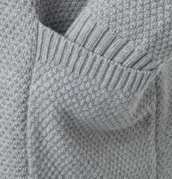 Jockey Strickjacke 40045/990 Stricksakko, Baumwolle, Hellgrau, Grau -striangebote 321973 norm3