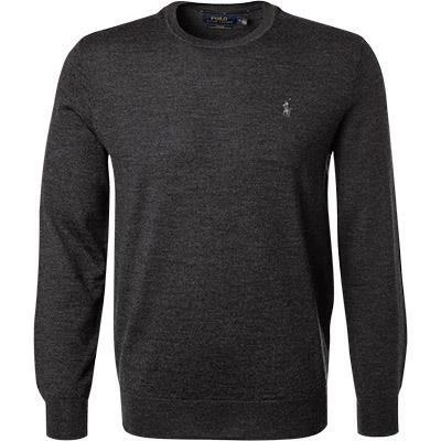 Polo Ralph Lauren Pullover 710714346/008 Slim Fit, Merinowolle waschbar, Anthrazit meliert, Dunkelgrau meliert 3 Polo Ralph Lauren Pullover 710714346/008 Slim Fit, Merinowolle waschbar, Anthrazit meliert, Dunkelgrau meliert