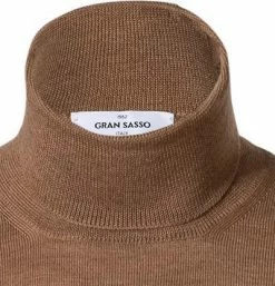 Gran Sasso Rolli 55157/14290/154 Rollkragenpullover, Merinowolle extrafein, Haselnuss meliert, Haselnuss -striangebote 328165 norm2