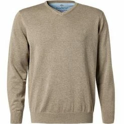 Fynch-Hatton Pullover SFPK 211/845 Baumwolle, Taupe meliert, Taupe