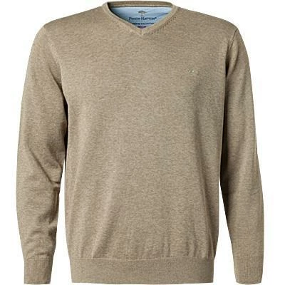 Fynch-Hatton Pullover SFPK 211/845 Baumwolle, Taupe meliert, Taupe 3 Fynch-Hatton Pullover SFPK 211/845 Baumwolle, Taupe meliert, Taupe