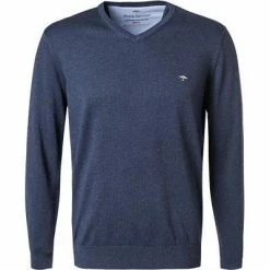 Fynch-Hatton Pullover SFPK 211/680 Baumwolle, Capriblau meliert, Nachtblau