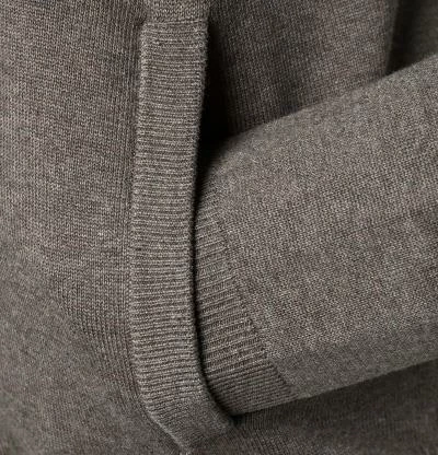 Fynch-Hatton Cardigan SFPK 212/860 Baumwolle, Graubraun meliert, Grau 5 Fynch-Hatton Cardigan SFPK 212/860 Baumwolle, Graubraun meliert, Grau – Bild 3