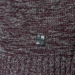 Daniel Hechter Crew Neck Pullover 65028/192808/360 Modern Fit, Wolle, Bordeaux meliert, Dunkelrot -striangebote 330207 norm3