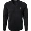 Fred Perry V-Pullover K7502/102 Wolle, Schwarz 2 Fred Perry V-Pullover K7502/102 Wolle, Schwarz -striangebote 331226 norm