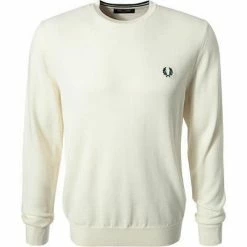 Fred Perry Pullover K7601/760 Wolle, Wollweiß, Ecru
