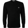 Fred Perry Pullover K7501/102 Wolle, Schwarz