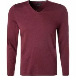Marc O'Polo Pullover 929 5060 60158/393 Shaped Fit, Schurwolle, Bordeaux, Weinrot