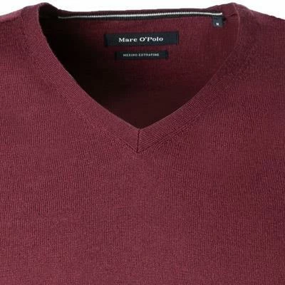Marc O'Polo Pullover 929 5060 60158/393 Shaped Fit, Schurwolle, Bordeaux, Weinrot 4 Marc O'Polo Pullover 929 5060 60158/393 Shaped Fit, Schurwolle, Bordeaux, Weinrot – Bild 2