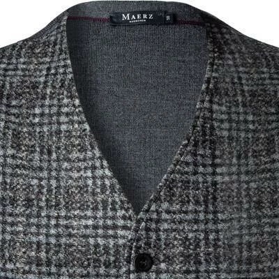 Maerz Weste 528701/596 Strickweste, Schurwolle, Dunkelgrau kariert, Dunkelgrau 5 Maerz Weste 528701/596 Strickweste, Schurwolle, Dunkelgrau kariert, Dunkelgrau – Bild 3