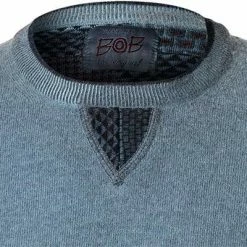 BOB Strickpullover ASTERIX UNICA/BLU Wolle, Taubenblau meliert -striangebote 335003 norm2