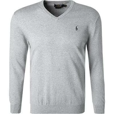 Polo Ralph Lauren Pullover 710670789/002 Slim Fit, Pima Baumwolle, Hellgrau meliert, Hellgrau 3 Polo Ralph Lauren Pullover 710670789/002 Slim Fit, Pima Baumwolle, Hellgrau meliert, Hellgrau