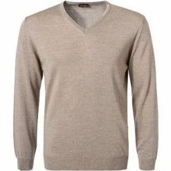Stenströms Pullover 422292/1355/230 Merinowolle, Sand meliert, Sand