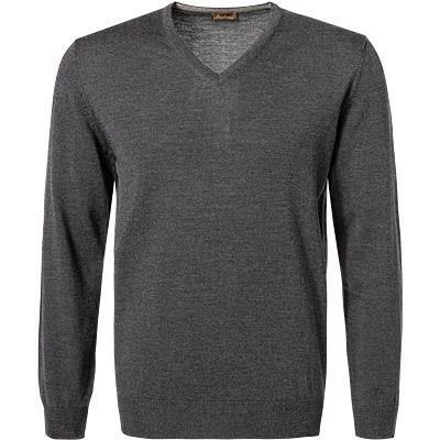 Stenströms Pullover 422292/1355/360 Merinowolle, Dunkelgrau meliert, Dunkelgrau 3 Stenströms Pullover 422292/1355/360 Merinowolle, Dunkelgrau meliert, Dunkelgrau