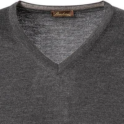 Stenströms Pullover 422292/1355/360 Merinowolle, Dunkelgrau meliert, Dunkelgrau 4 Stenströms Pullover 422292/1355/360 Merinowolle, Dunkelgrau meliert, Dunkelgrau – Bild 2