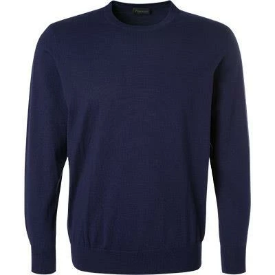 Cipriani Pullover CR62/7661/SW611 Baumwolle-Seide, Navy 3 Cipriani Pullover CR62/7661/SW611 Baumwolle-Seide, Navy