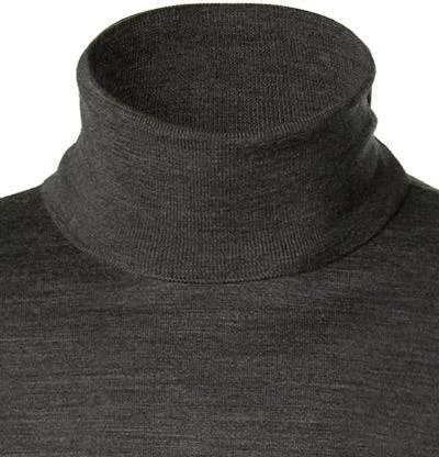 John Smedley Pullover Richards/charcoal Rollkragenpullover, Merinowolle, Graublau meliert 5 John Smedley Pullover Richards/charcoal Rollkragenpullover, Merinowolle, Graublau meliert – Bild 3