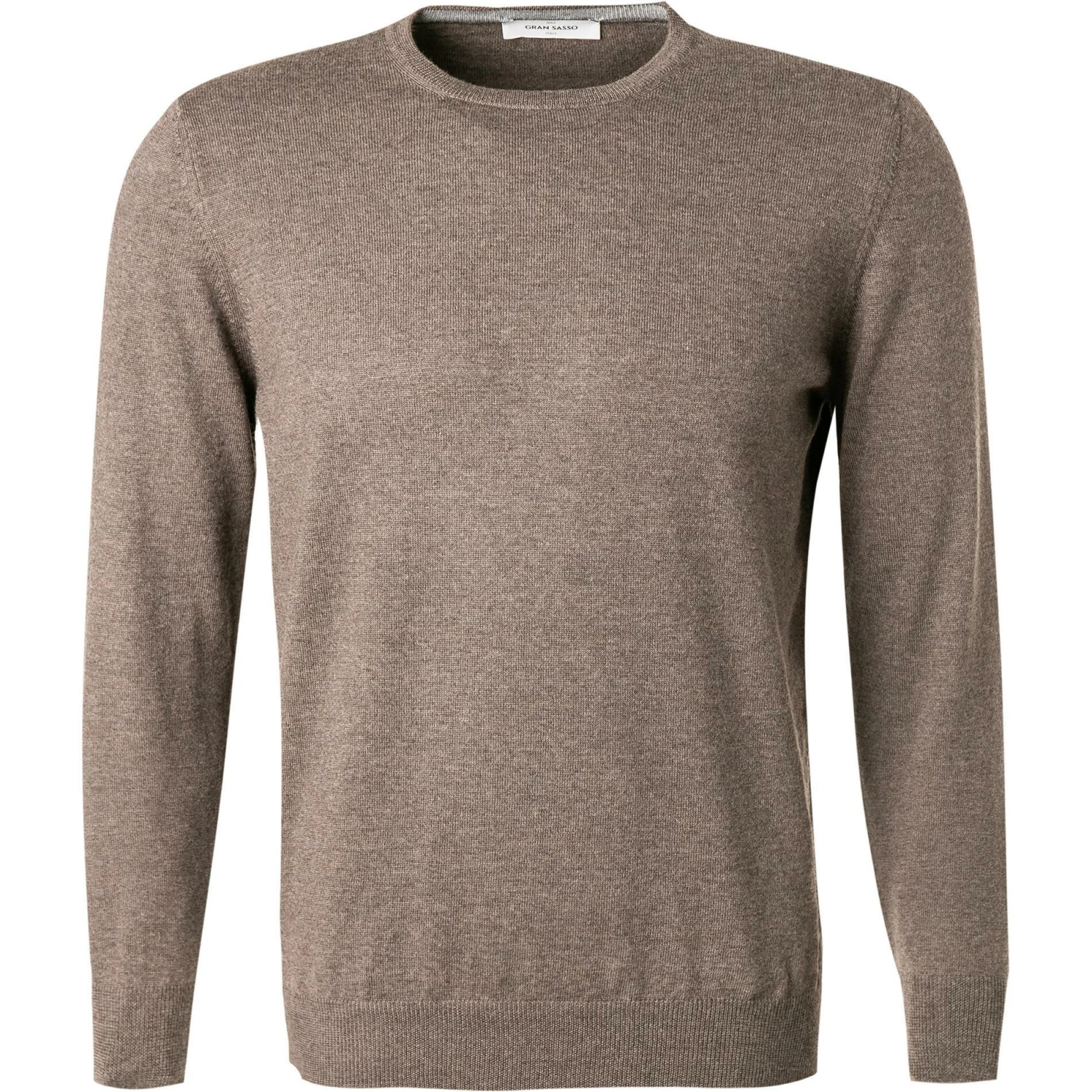 Gran Sasso Pullover 55167/14290/046 Merinowolle extrafein, Walnussbraun meliert, Walnuss 3 Gran Sasso Pullover 55167/14290/046 Merinowolle extrafein, Walnussbraun meliert, Walnuss