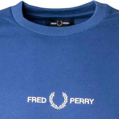 Fred Perry Pullover M8629/L33 Sweatshirt, Baumwolle, Königsblau, Blau 4 Fred Perry Pullover M8629/L33 Sweatshirt, Baumwolle, Königsblau, Blau – Bild 2