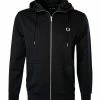 Fred Perry Sweatjacke J7536/795 Baumwolle, Dunkelblau -striangebote 351136 norm