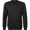Maerz V-Pullover 470400/591 Modern Fit, Merinowolle, Anthrazit meliert, Anthrazit -striangebote 351309 norm