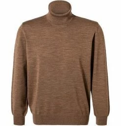 Maerz Rollkragen-Pullover 490600/170 Rollkragenpullover, Merinowolle, Karamell meliert, Karamell