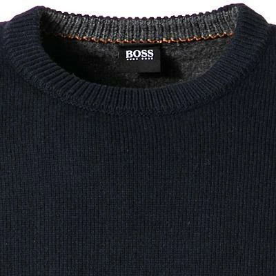BOSS Pullover Kontreal 50434315/404 Wolle, Dunkelblau 4 BOSS Pullover Kontreal 50434315/404 Wolle, Dunkelblau – Bild 2