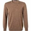 Maerz Pullover 470500/170 Modern Fit, Merinowolle, Karamell meliert, Karamell -striangebote 351375 norm