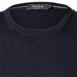 Maerz Pullover 470500/399 Modern Fit, Merinowolle, Navy, Marine -striangebote 351377 norm2