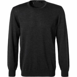 Maerz Pullover 470500/591 Modern Fit, Merinowolle, Anthrazit meliert, Anthrazit