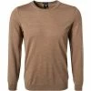 BOSS Pullover Leno-P 50378575/262 Schurwolle, Camel, Hellbraun -striangebote 351527 norm
