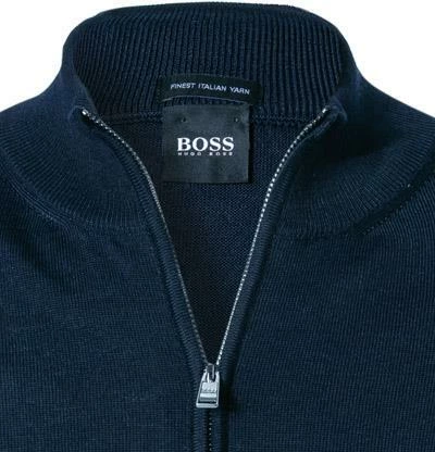 BOSS Cardigan Balonso-L 50435451/402 Schurwolle, Dunkelblau 4 BOSS Cardigan Balonso-L 50435451/402 Schurwolle, Dunkelblau – Bild 2