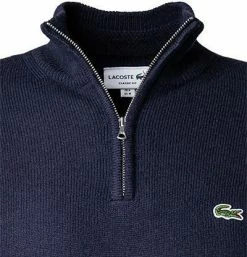 LACOSTE Pullover AH1953/166 Troyer, Classic Fit, Wolle, Dunkelblau -striangebote 352635 norm2