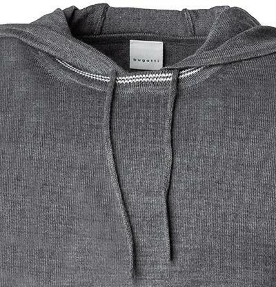 bugatti Hoodie 7400/65538/250 Pullover, Wolle, Dunkelgrau meliert, Dunkelgrau 4 bugatti Hoodie 7400/65538/250 Pullover, Wolle, Dunkelgrau meliert, Dunkelgrau – Bild 2
