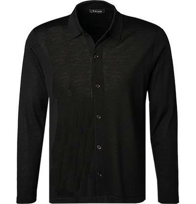 Falke Pullover Polokragen 60091/3000 Cardigan, Wolle waschbar, Schwarz 3 Falke Pullover Polokragen 60091/3000 Cardigan, Wolle waschbar, Schwarz