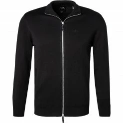 ARMANI EXCHANGE Cardigan 8NZE4D/ZM8CZ/1200 Baumwolle, Schwarz