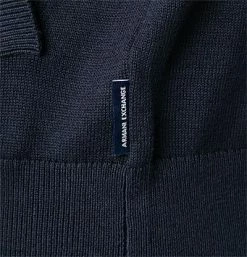 ARMANI EXCHANGE Cardigan 8NZE4D/ZM8CZ/1510 Baumwolle, Navy -striangebote 354698 norm4