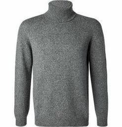roberto collina Rollkragenpullover RD18003/18 Merinowolle, Grau