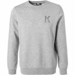 KARL LAGERFELD Sweatshirt 705890/0/500900/941 Baumwolle, Hellgrau meliert, Hellgrau