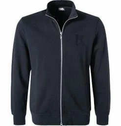 KARL LAGERFELD Sweatjacke 705891/0/500900/690 Baumwolle, Dunkelblau