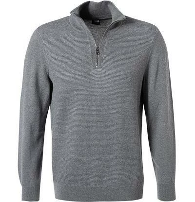 BOSS Pullover Madan 50435244/030 Troyer, Schurwolle, Grau meliert, Grau 3 BOSS Pullover Madan 50435244/030 Troyer, Schurwolle, Grau meliert, Grau