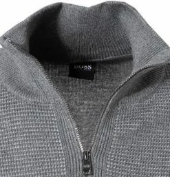 BOSS Pullover Madan 50435244/030 Troyer, Schurwolle, Grau meliert, Grau 6 BOSS Pullover Madan 50435244/030 Troyer, Schurwolle, Grau meliert, Grau -striangebote 355495 norm2