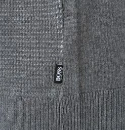 BOSS Pullover Madan 50435244/030 Troyer, Schurwolle, Grau meliert, Grau 7 BOSS Pullover Madan 50435244/030 Troyer, Schurwolle, Grau meliert, Grau -striangebote 355495 norm3